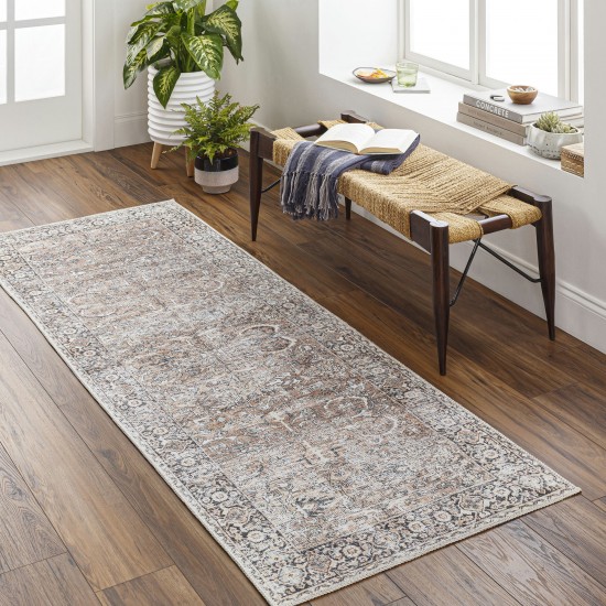 Surya Kemer Brown Rug 2'7" X 7'3"