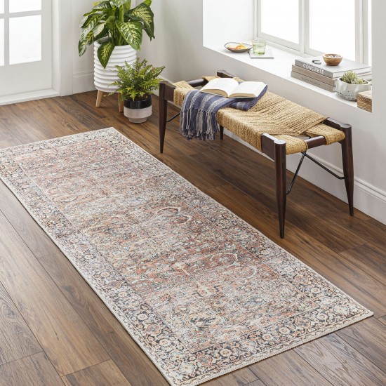 Surya Kemer Dusty Pink Rug 2'7" X 7'3"