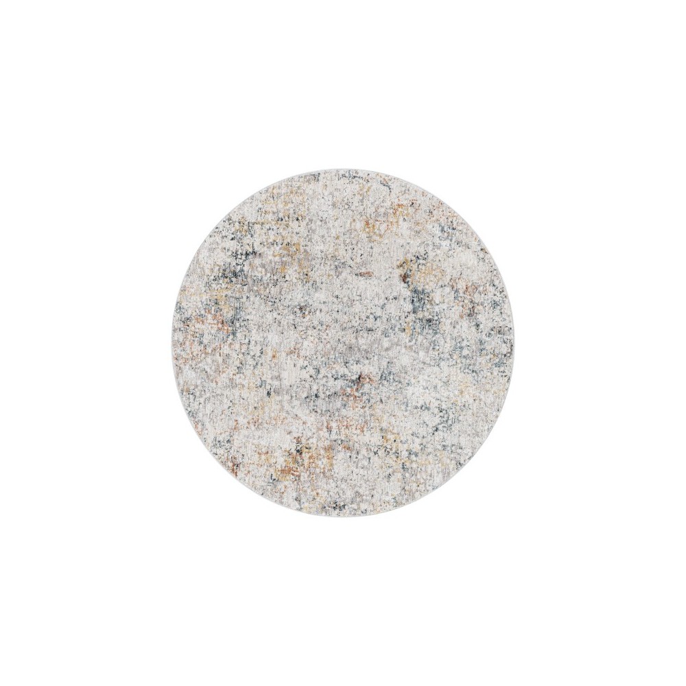 Surya Laila Light Gray Rug 5'3" Round