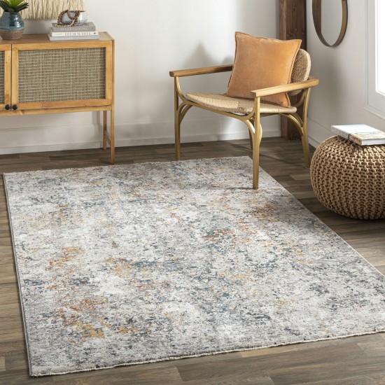 Surya Laila Light Gray Rug 5'3" Round