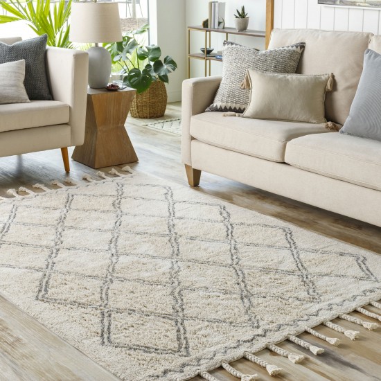 Surya Khemisset Kms-2305 Charcoal Rug 2'6" X 4'