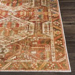 Surya Lavable Lvb-2300 Brick Red Rug 2'6" X 4'