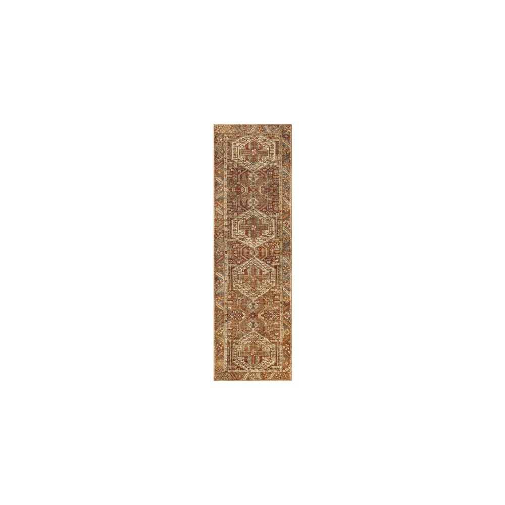 Surya Lavable Lvb-2300 Brick Red Rug 2'6" X 8'