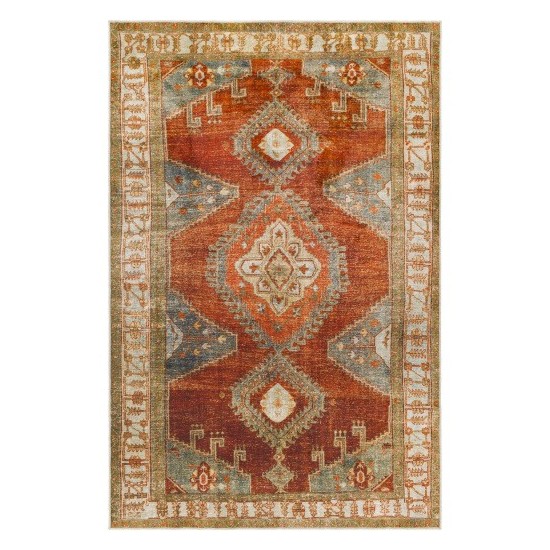 Surya Lavable Burnt Orange Rug 2'6" X 4'