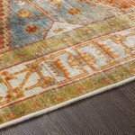 Surya Lavable Burnt Orange Rug 5' X 7'6"