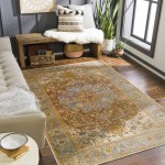 Surya Lavable Mustard Rug 5' X 7'6"