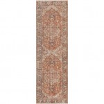 Surya Lavable Lvb-2303 Brick Red Rug 2'6" X 8'