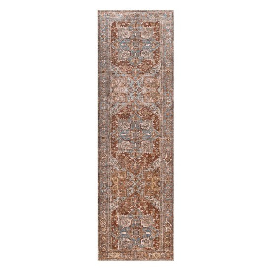 Surya Lavable Dusty Coral Rug 2'6" X 8'