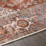 Surya Lavable Dusty Coral Rug 2'6" X 8'