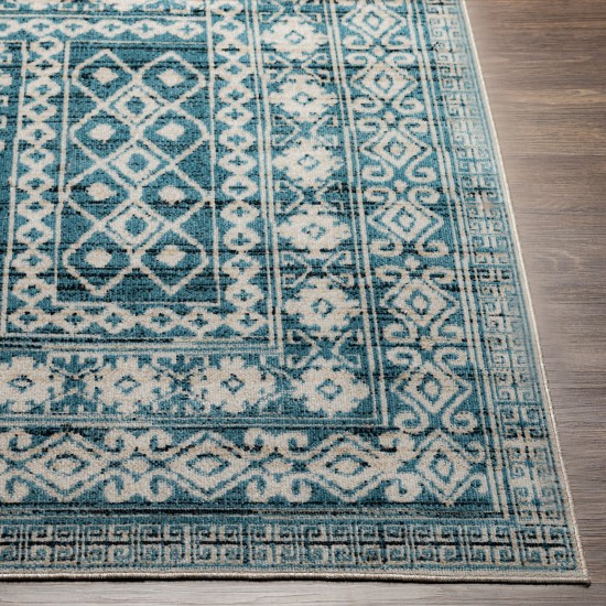 Surya Lavadora Lvr-2300 Ink Blue Rug 6'7" Round