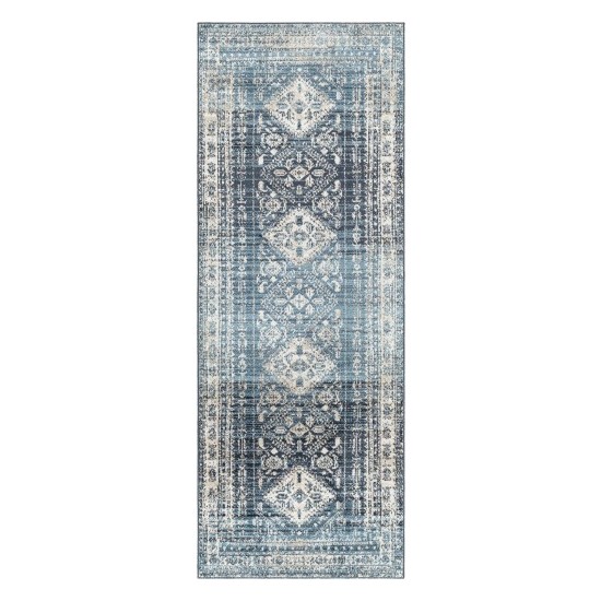 Surya Lavadora Lvr-2303 Ink Blue Rug 2'7" X 7'3"