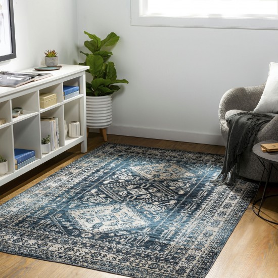 Surya Lavadora Lvr-2303 Ink Blue Rug 2'7" X 7'3"