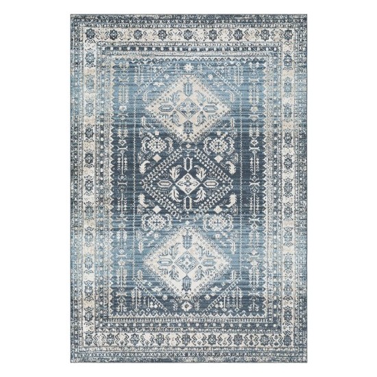 Surya Lavadora Lvr-2303 Ink Blue Rug 5'3" X 7'