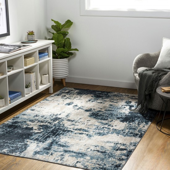 Surya Lavadora Lvr-2312 Ink Blue Rug 5'3" X 7'