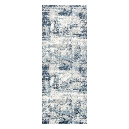 Surya Lavadora Lvr-2313 Ink Blue Rug 2'7" X 7'3"