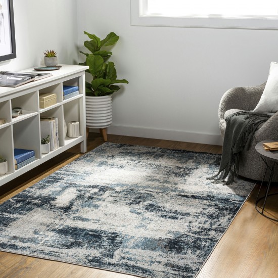 Surya Lavadora Lvr-2313 Ink Blue Rug 2'7" X 7'3"