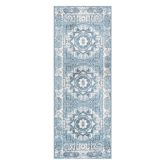 Surya Lavadora Lvr-2314 Ink Blue Rug 2'7" X 7'3"