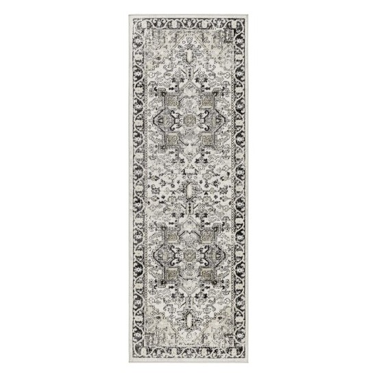 Surya Lavadora Lvr-2322 Black Rug 2'7" X 7'3"