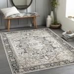 Surya Lavadora Lvr-2322 Black Rug 6'7" Round