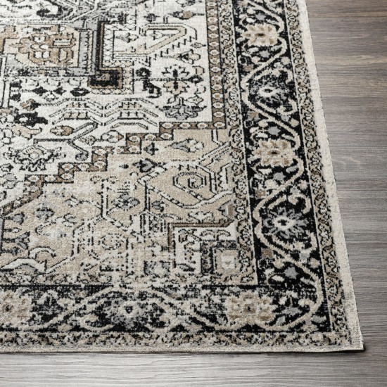 Surya Lavadora Lvr-2322 Black Rug 6'7" Round