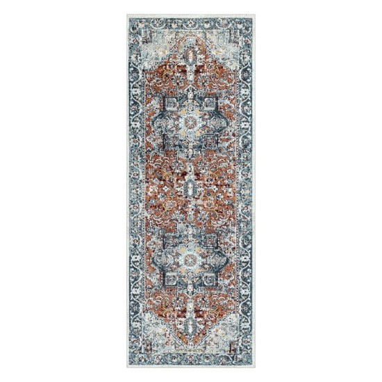 Surya Lavadora Lvr-2323 Ink Blue Rug 2'7" X 7'3"