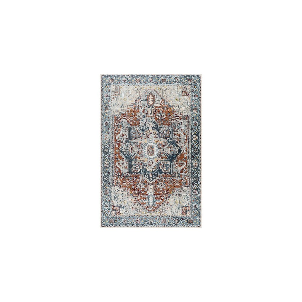 Surya Lavadora Lvr-2323 Ink Blue Rug 6'7" X 9' Surya Lavadora Lvr-2323 Ink Blue Rug 6'7" X 9'