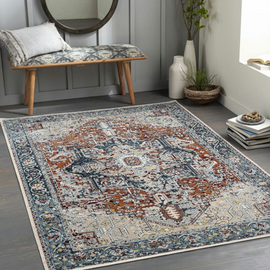 Surya Lavadora Lvr-2323 Ink Blue Rug 6'7" X 9'