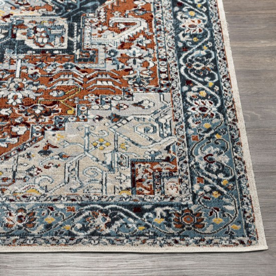 Surya Lavadora Lvr-2323 Ink Blue Rug 6'7" X 9'