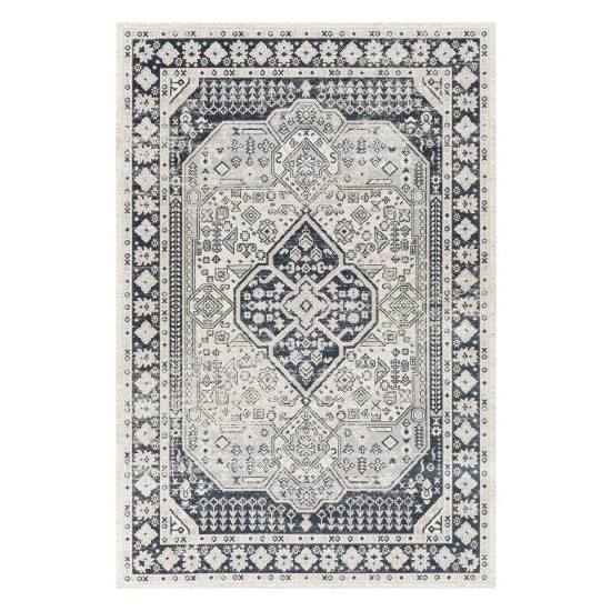 Surya Lavadora Lvr-2324 Black Rug 5'3" X 7'