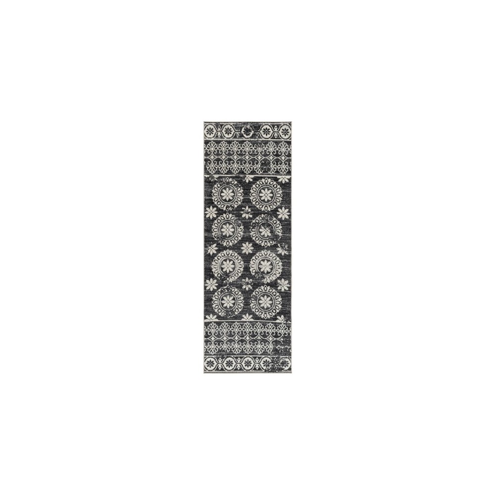 Surya Lavadora Lvr-2325 Black Rug 2'7" X 7'3"