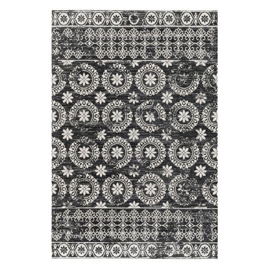 Surya Lavadora Lvr-2325 Black Rug 5'3" X 7'