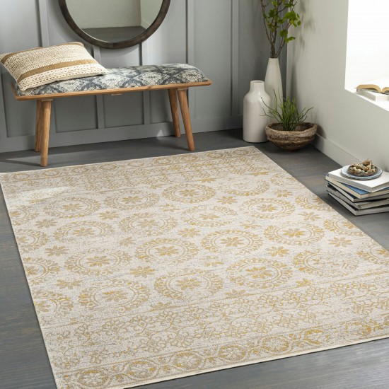 Surya Lavadora Mustard Rug 2'7" X 7'3"