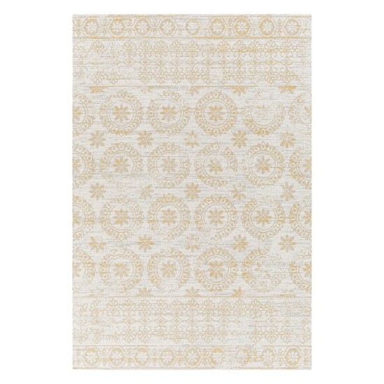 Surya Lavadora Mustard Rug 5'3" X 7'