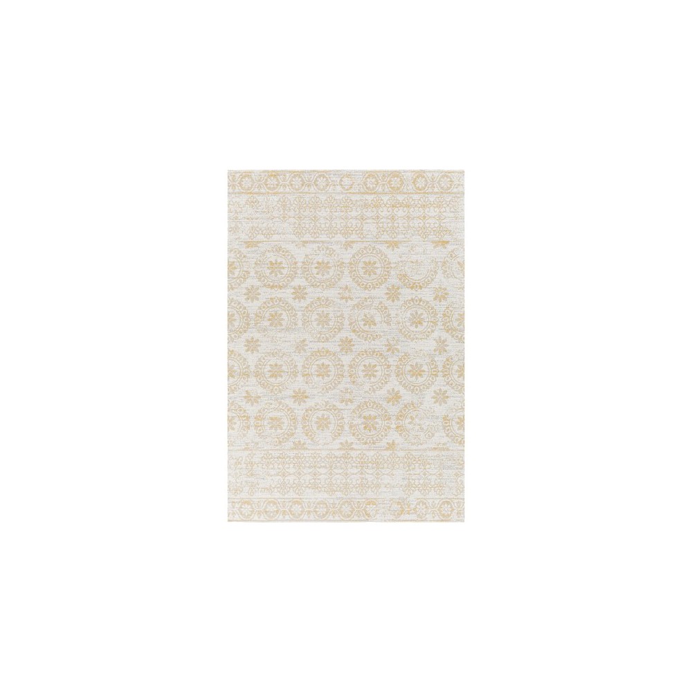 Surya Lavadora Mustard Rug 5'3" X 7'