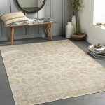 Surya Lavadora Mustard Rug 6'7" Round