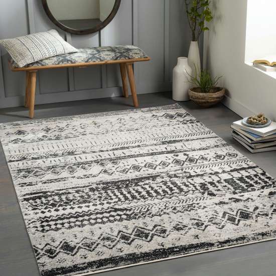 Surya Lavadora Lvr-2329 Black Rug 2'7" X 7'3"