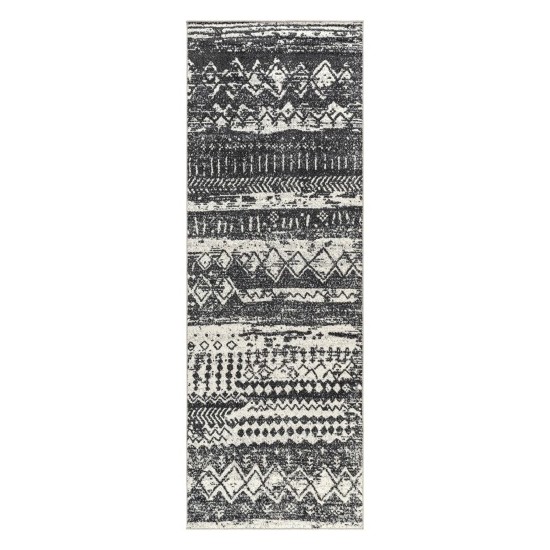 Surya Lavadora Lvr-2330 Black Rug 2'7" X 7'3"