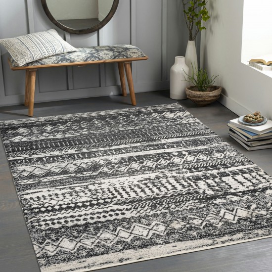 Surya Lavadora Lvr-2330 Black Rug 2'7" X 7'3"