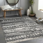 Surya Lavadora Lvr-2330 Black Rug 6'7" X 9'