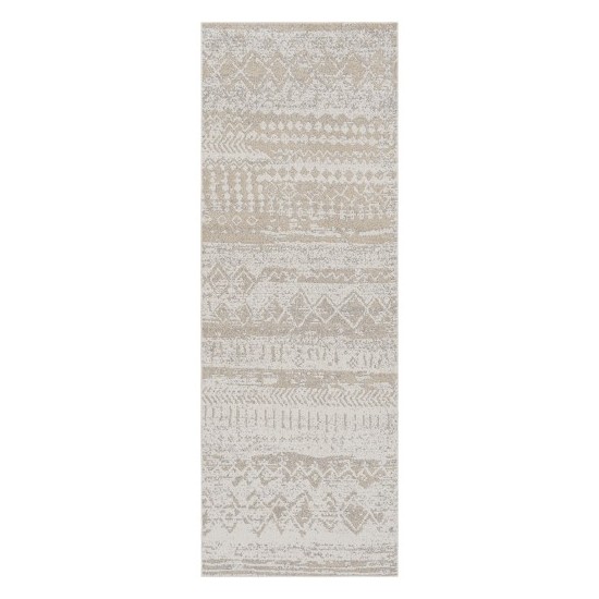 Surya Lavadora Light Gray Rug 2'7" X 7'3"