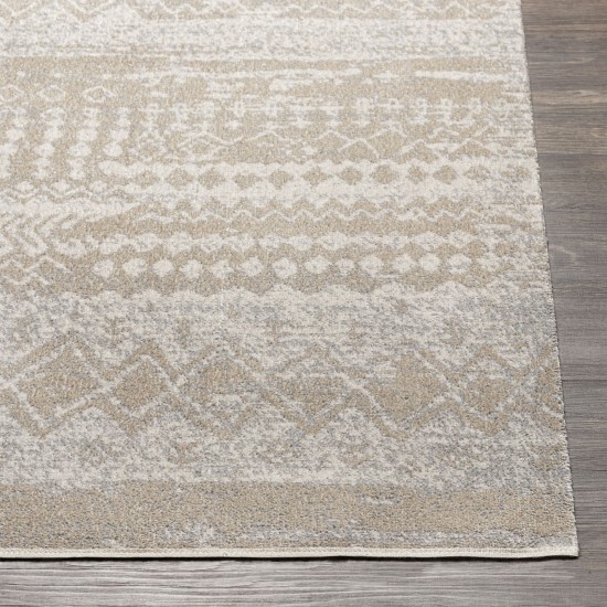 Surya Lavadora Light Gray Rug 2'7" X 7'3"