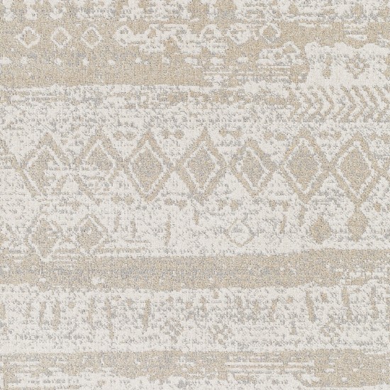 Surya Lavadora Light Gray Rug 2'7" X 7'3"