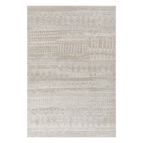 Surya Lavadora Light Gray Rug 5'3" X 7'