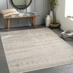 Surya Lavadora Light Gray Rug 6'7" X 9'