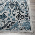 Surya Lavadora Lvr-2333 Ink Blue Rug 2'7" X 7'3"