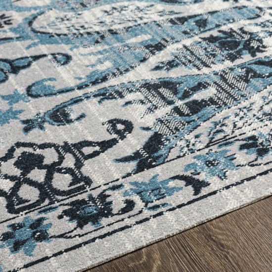 Surya Lavadora Lvr-2333 Ink Blue Rug 2'7" X 7'3"