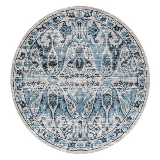 Surya Lavadora Lvr-2333 Ink Blue Rug 6'7" Round