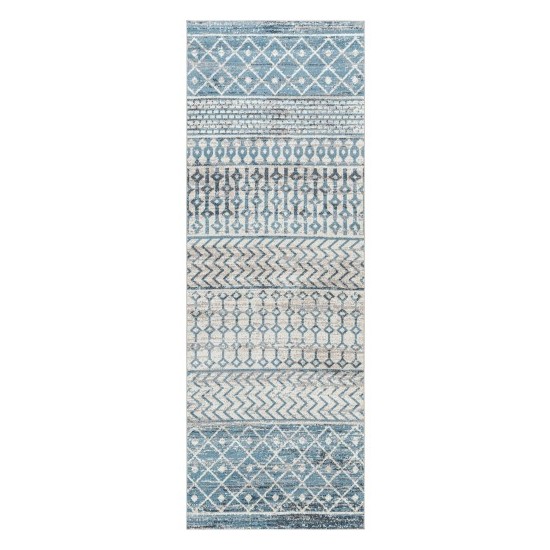 Surya Lavadora Lvr-2335 Ink Blue Rug 2'7" X 7'3"