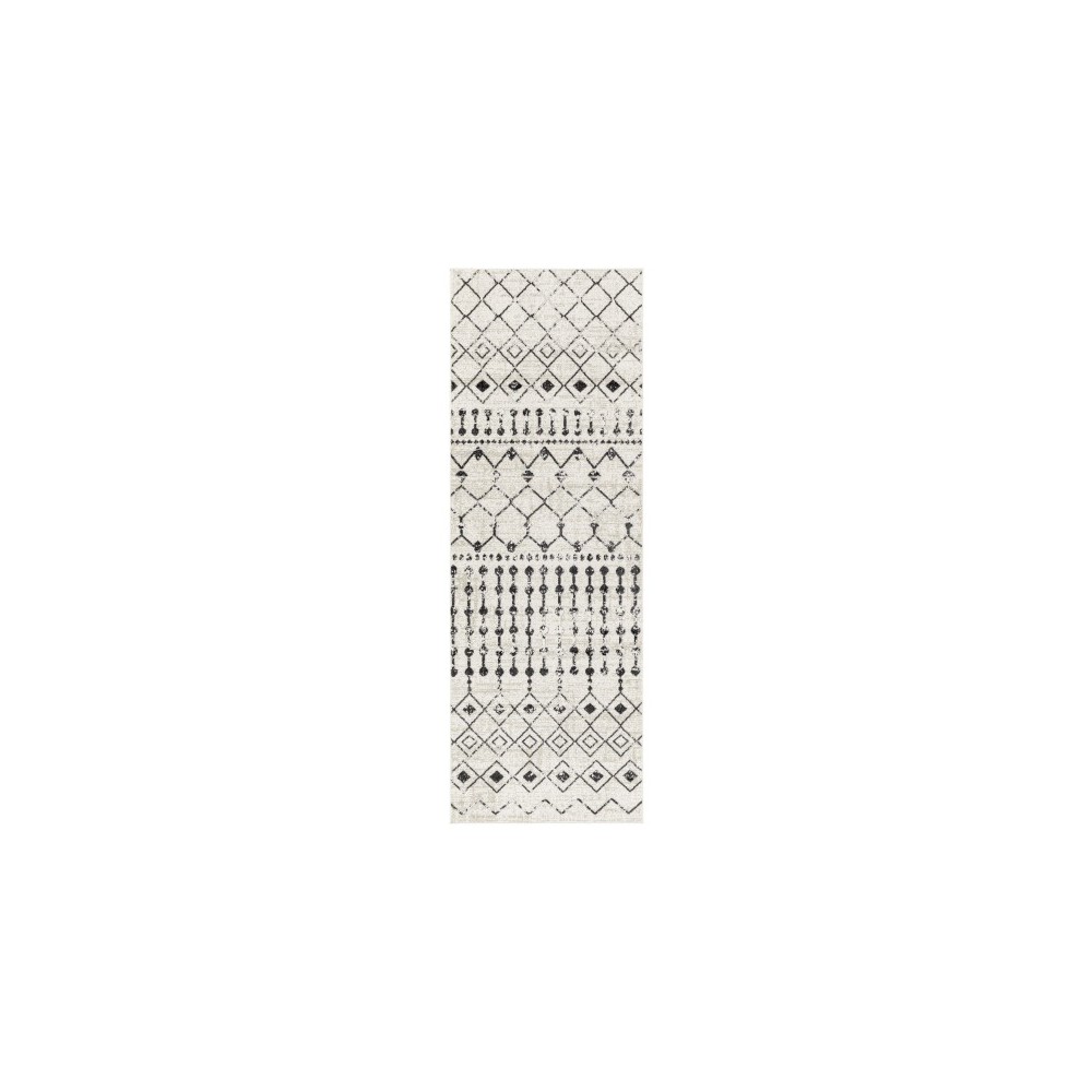 Surya Lavadora Lvr-2336 Black Rug 2'7" X 7'3" Surya Lavadora Lvr-2336 Black Rug 2'7" X 7'3"