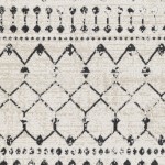 Surya Lavadora Lvr-2336 Black Rug 2'7" X 7'3"